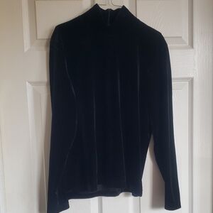 Rena Rowan Black Velvet Blouse